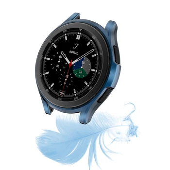 Ceas de Caz pentru Samsung Galaxy Watch 4 Classic 42mm 46mm,TPU Placat cu Acoperi Toate-în Jurul valorii de Protectie Bara de protectie Shell pentru Galaxy Watch4