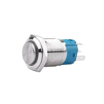 19mm Metal Comutator Buton Impermeabil de Blocare Auto-lock Repararea Putere Apăsați Inel de Lumină LED-uri Iluminate 6 3V 5V 12V 24V 220V