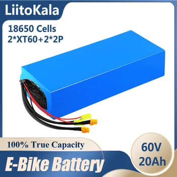 LiitoKala 60V 20ah 18650 16s7p scuter Electric bateria 60v 20AH Biciclete Electrice Baterii Litiu 3000W ebike baterii
