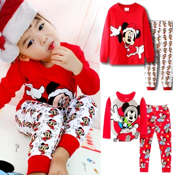 Copii Baieti Mickey Pijamale Minnie Pijama Copii de Halloween, de Crăciun Seturi de Pijama Copilul Pijamale Copii din Bumbac îmbrăcăminte de noapte La > reduceri ~ Fashion-style.ro