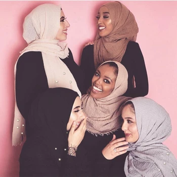 LJCUIYAO Prețul en-Gros de Femei Musulmane Mototoli Hijab Eșarfă Femme Musulmani Bumbac Moale Vălului Islamic Hijab Șaluri Și Împachetări