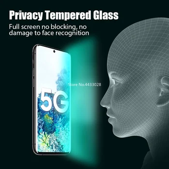 Acoperire completă de Confidențialitate Sticla Temperata pentru Samsung S20 S21 FE 5G S10 Lite Anti Spy Ecran Protector de pe Galaxy A30S M10 A20e A10e Film