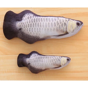 1buc Pește Jucării de Pluș Simulare Pește Moale Caras Animale Împăiate Păpuși de Desene animate pestisorul de Aur Perna Cadou pentru Copii Jucarie