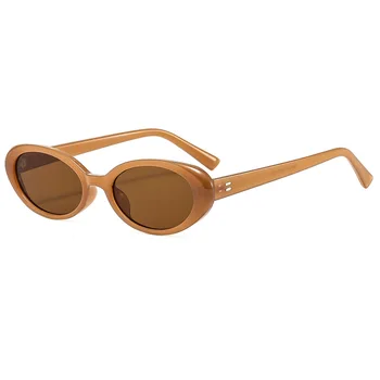 Mici, Ovale ochelari de Soare pentru Femei Brand de Lux de Designer de Ochelari 2021 Bărbați Nuante Doamnelor Clasic de Ochelari de vedere Ochelari de Soare UV400