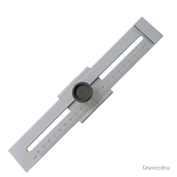 Piața Conducător 250/200/300MM Scrib Riglă Inox Știft de Conducător Marcajul Indicator Pentru prelucrarea Lemnului de Măsurare Marca Racleta Instrument