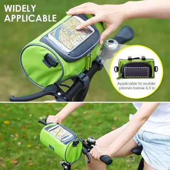 În 2020, cele mai Noi Biciclete Geanta Cadru Frontal Biciclete MTB Sac Impermeabil Ecran Tactil Top Tube Telefon Caz Pungă de Ciclism Accesorii Colorate