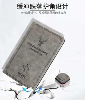 Pentru samsung Galaxy Tab S7 Plus 12.4 T970 de Lux Model de Moda Pânză Textura Flip stand Protector Pentru Tab S7 T870 Tableta Caz