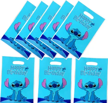 Desene Animate Disney Lilo & Stitch Candy Bag Ocupe De Pungi De Cadouri De Ziua Decor Gustare Prada Pachet Festival Favoarea Partidului Pungă De Plastic