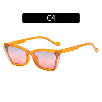 Noua Moda Ceai Bucată UV400 ochelari de Soare Personalitate Tendință Catwalk ochelari de Soare Cadru Mic Doamnelor ochelari de Soare