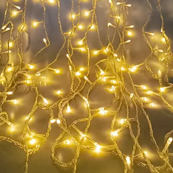 10M 20M 30M LED-uri de Crăciun de Basm Șir de Lumini AC220V Anul Nou Ghirlandă Perdea Lampa Decor de Vacanță Pentru Acasă Fereastra de la Dormitor