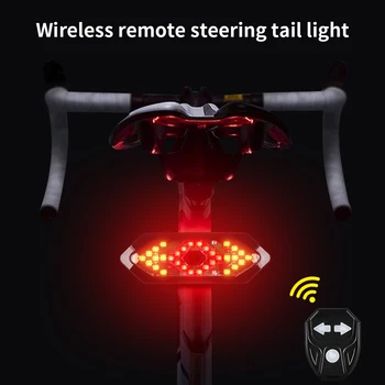 Bicicleta Stop Impermeabil 60 de Biciclete lampa USB Reîncărcabilă Reglabil Bicicleta de Semnalizare Lampă Spate
