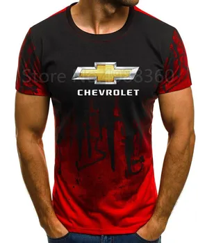 Oamenii 2019 Înaltă Calitate, M-5XL Chevrolet T-shirt BARBATI T-SHIRT de Imprimare Tricou Maneca scurta Bluze Casual pentru vara tricouri