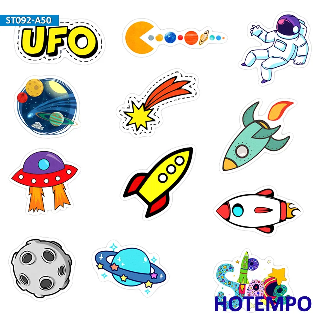 Glue Kakadu point 50pcs Racheta Planeta Spațiu Extraterestru, OZN Astronauți Autocolante de  Desene animate pentru Copii, Jucării Notebook-uri Telefoane Laptop  Depozitare Autocolant La reducere! > Jucării Clasice ~ Fashion-style.ro