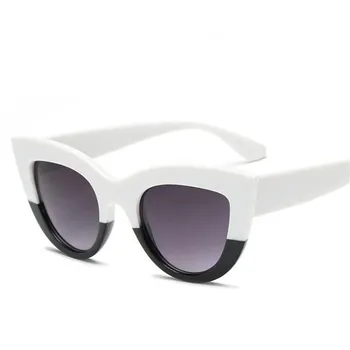Noua Moda Retro ochelari de Soare pentru Femei Brand Designer de Epocă Ochi de Pisica Negru Ochelari de Soare Femei Lady UV400 Oculos