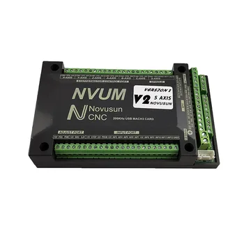 NVUM Mach3 USB Card 200KHz router CNC 3 4 5 6Axis Motion Control Card Breakout Bord pentru diy gravor mașină