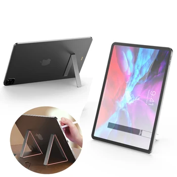 Tableta Sta pe Desktop Suport Durabil Mini în formă de L Tablet Stand Pliabil din Aliaj de Aluminiu iPad Huawei Samsung Tablet Stand