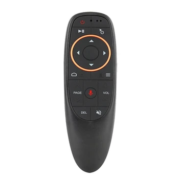 G10 Mouse-Ul De Aer De La Distanță De Control De La Distanță Vocea 2.4 Ghz Google Voice Search Assistant Ir De Învățare Fără Gyro Pentru Android Tv Box Negru