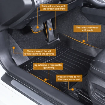 Complet Înconjurat Picior Pad Pentru Subaru Forester-2018 Masina rezistent la apa, Non-Alunecare de Cauciuc Podea Covoras TPE Accesorii Auto
