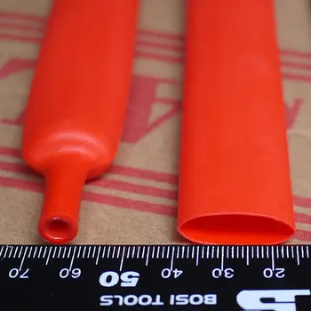 1M Diametru 16 mm PE 4:1 Raport de Căldură în Scădere Tub Adeziv Căptușite Dual Perete Cu Adeziv Gros de Sârmă Folie Impermeabilă Kit Cablu Manșon
