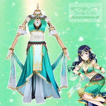 Dragoste Imagini De Soare Aqours Diva Dia Kurosawa Yoshiko Tsushima Ai Watanabe Mari Ohara Uniforma Menajera Rochie Anime Cosplay Costum