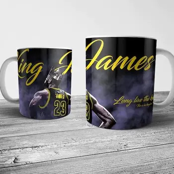 LeBron James Cupa Modele Pixxa Cana Cana de Animație se Răcească Cani RegularSize Ceai Lapte Cafea Cupe Fan de Colectare Ceașcă de Ceai cana de Cafea