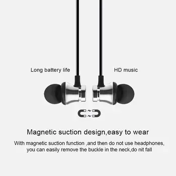 Magnetic Wireless bluetooth pentru Căști XT11 muzica Telefon setul cu cască de Susținere sport Căști Căști cu Microfon Pentru iPhone, Samsung, Xiaomi