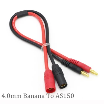 5pcs Baterie Încărcător Cablu de 4.0 mm Conector Banana Pentru a Acumula MPX AS150 XT90 TRX XT60 CE5 12AWG Silicon 30CM Pentru Imax B6 B8 B6AC