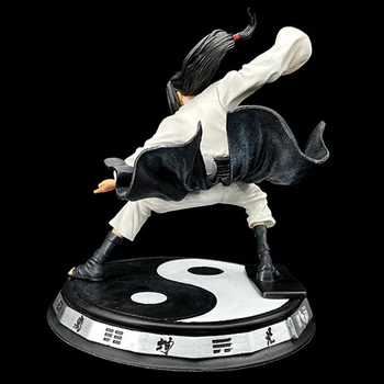Naruto Shppuden GK Hyuga Neji Anime figurina Model 26cm PVC Opt Trigrame Palmele Scena de Lupta Statuie Figma Colectarea de Jucării