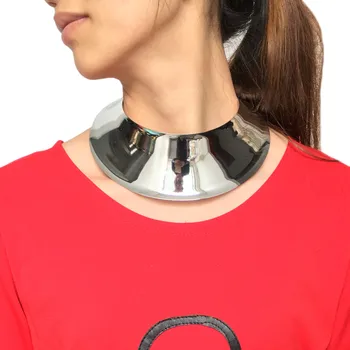 MANILAI Mare Guler Cravată Colier pentru Femei de Moda Noua Gamă Aliaj Cuplurile Geometrice Declarație Coliere Maxi Bijuterii CE4346