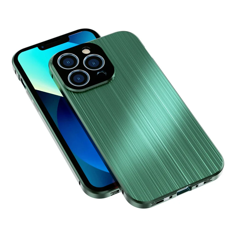 Cilia Orphan pea De lux Metalice Magnetice Telefon Caz Pentru iPhone 13 12 11 Pro Max Mini X  XR XS 7 8 Plus Sticla Cazuri Obiectiv Capac de Protecție La reducere! >  Accesorii Pentru Telefoane Mobile ~ Fashion-style.ro