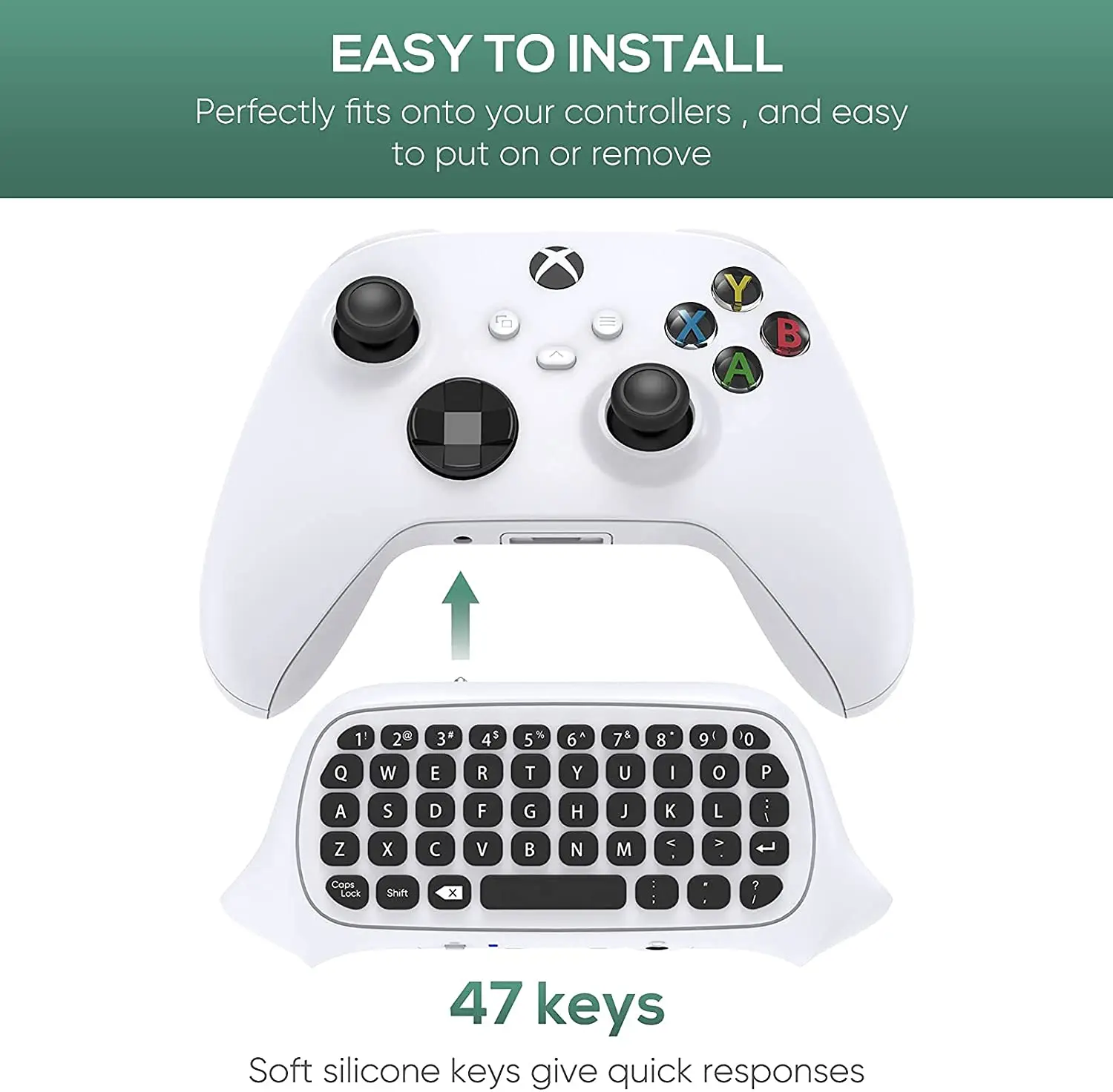 Pentru Microsoft One S pentru XBox One Chatpad Gamepad Keyboard Accesorii de Joc Cu Receptor La reducere! > Jocuri Video ~ Fashion-style.ro