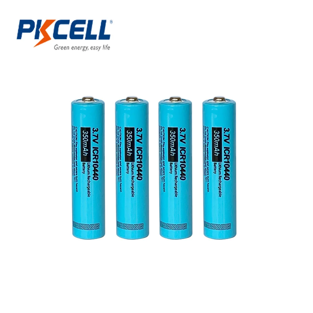 PKCELL Butonul de Top AAA 3.7 v li-ion Baterie Reîncărcabilă Litiu 10440 Pentru farul mecanic lanterna far vap > Baterii ~ Fashion-style.ro