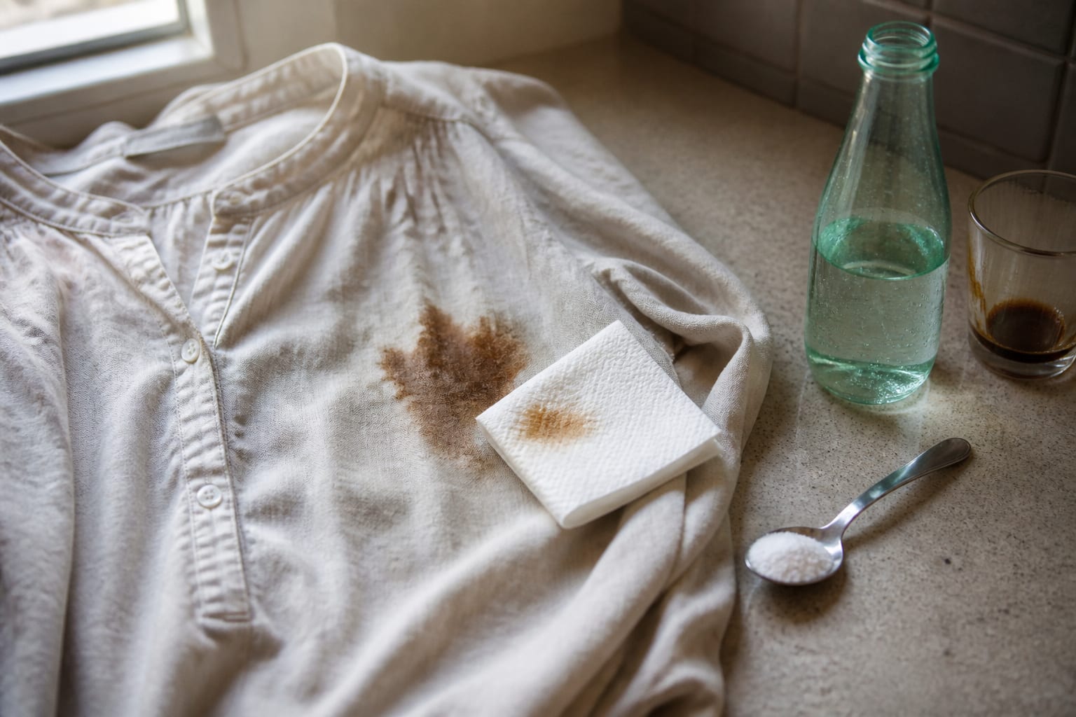 Ghid practic pentru a scoate cele mai comune pete: cafea, ulei și vin